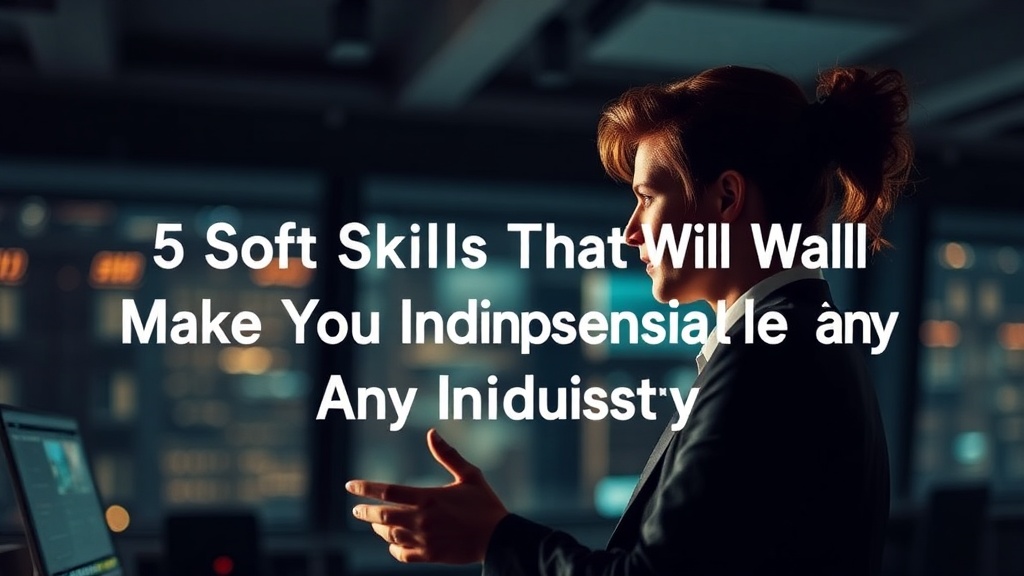 5 Soft Skills That Will Make You Indispensable in Any Industry