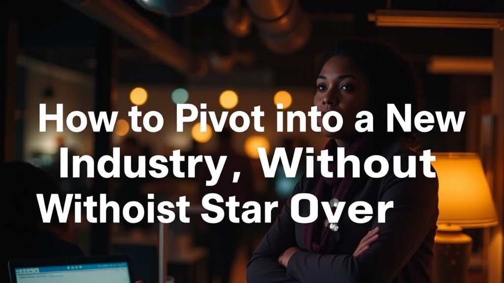 How to Pivot Into a New Industry Without Starting Over