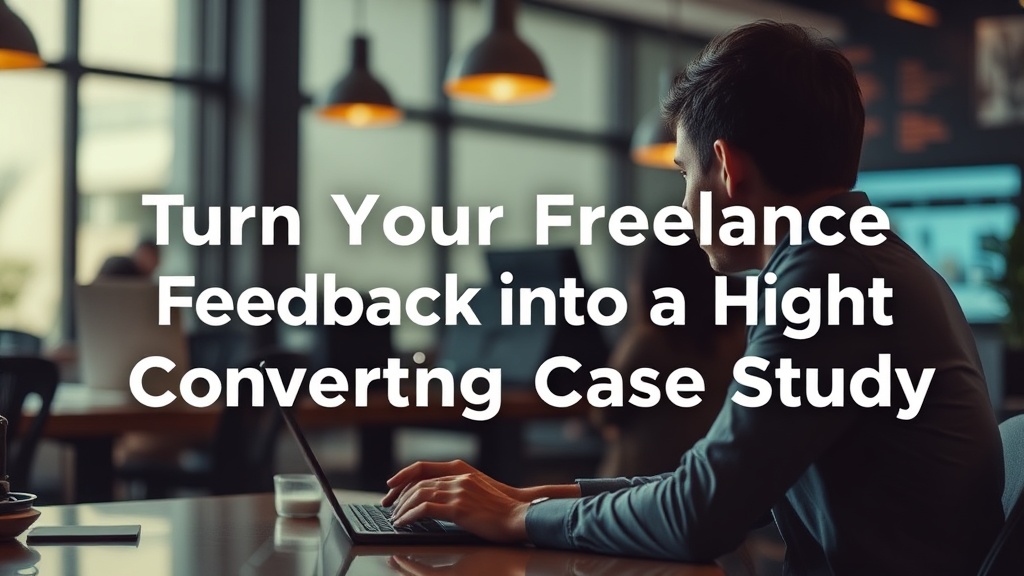 Turn Your Freelance Feedback into a High-Converting Case Study