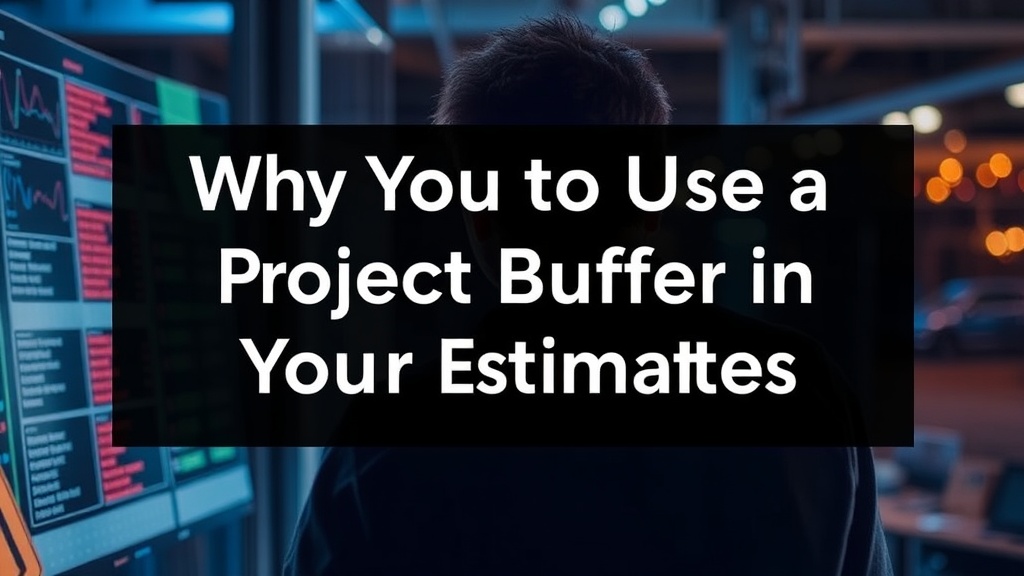 Why You Should Use a Project Buffer in Your Estimates