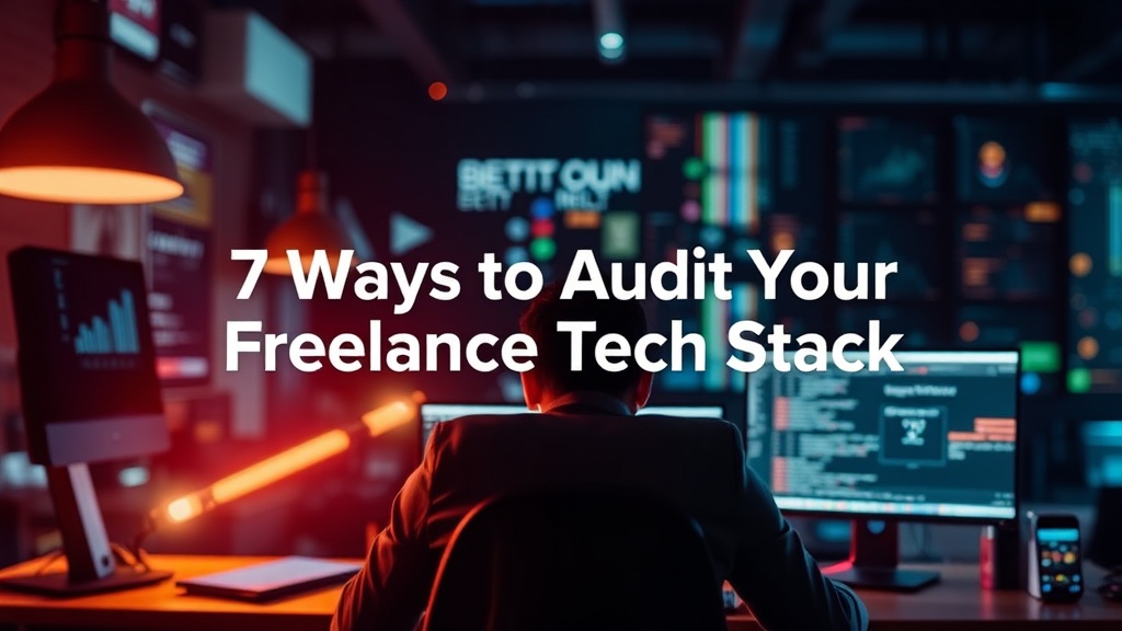 7 Ways to Audit Your Freelance Tech Stack