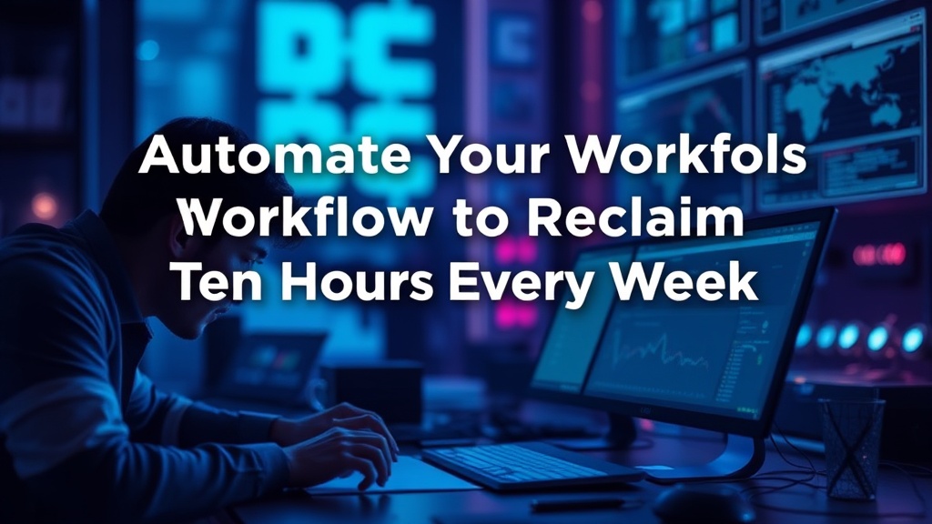Automate Your Workflow to Reclaim Ten Hours Every Week