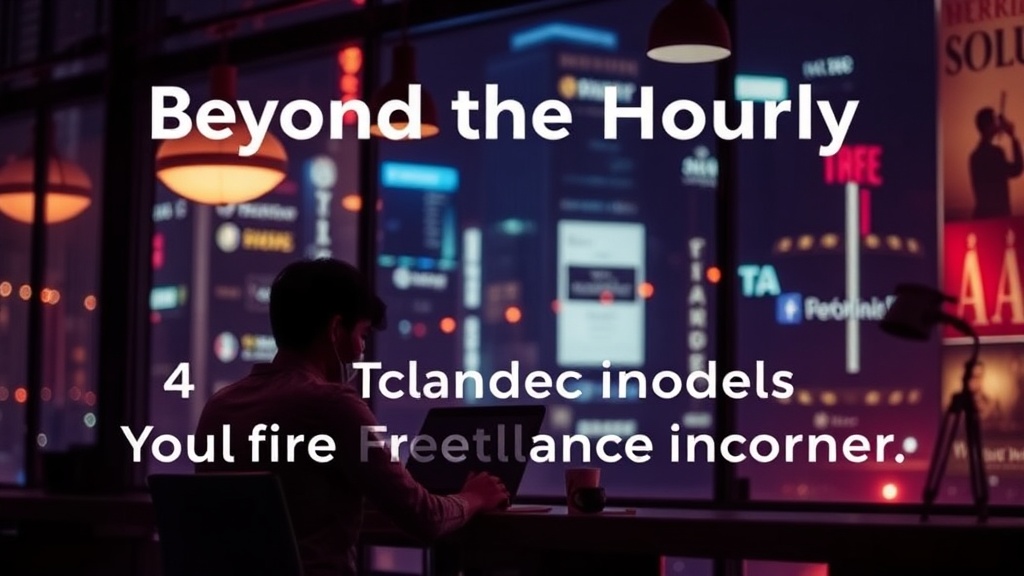 Beyond the Hourly Rate: 4 Pricing Models to Scale Your Freelance Income