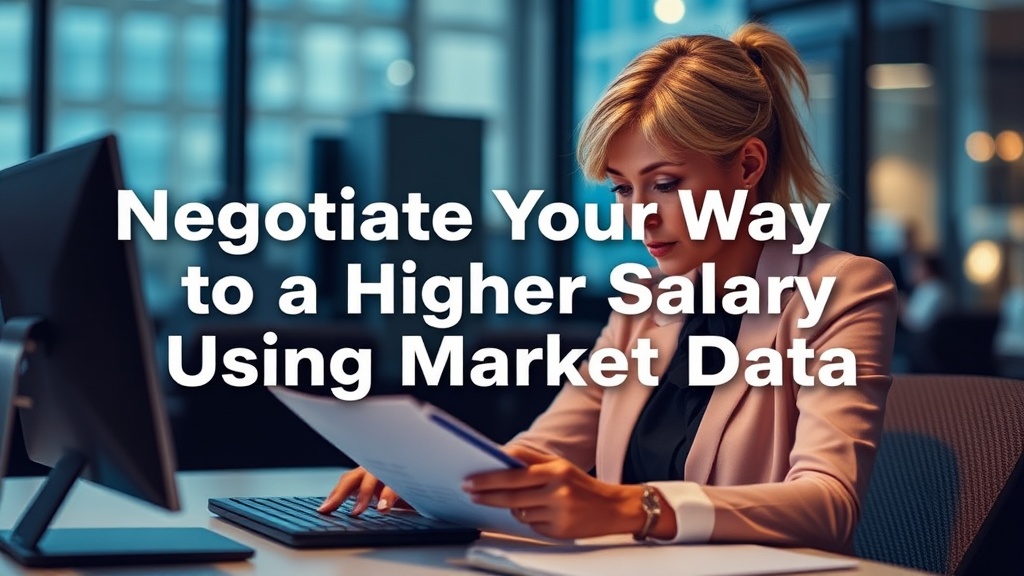 Negotiate Your Way to a Higher Salary Using Market Data
