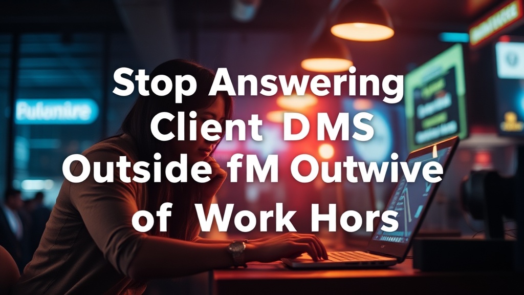 Stop Answering Client DMs Outside of Work Hours