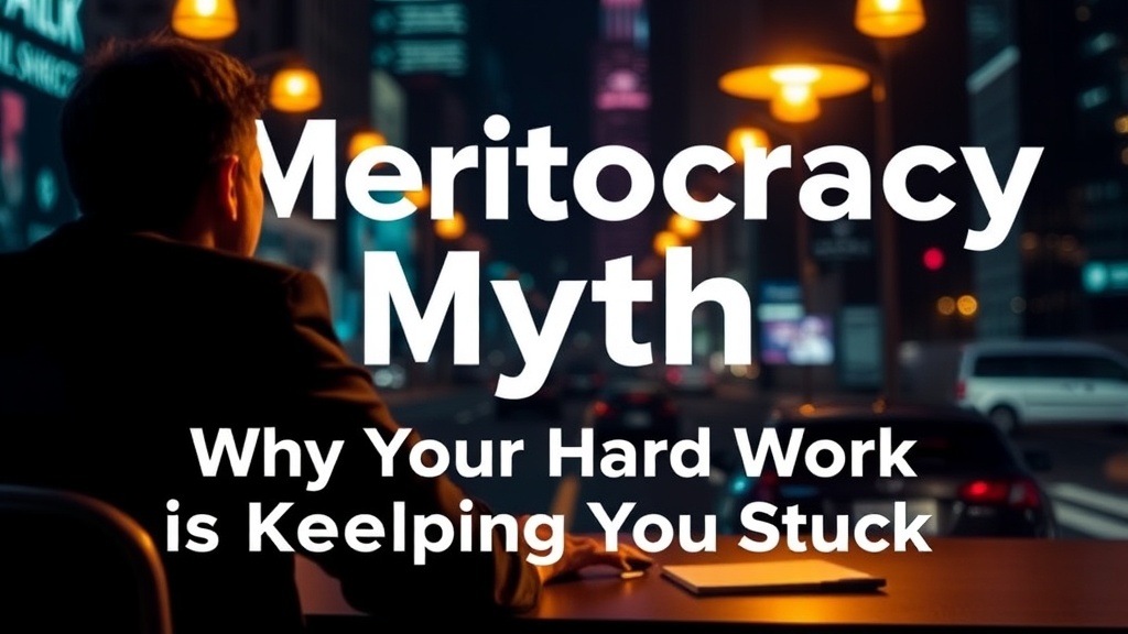 The Meritocracy Myth: Why Your Hard Work is Keeping You Stuck