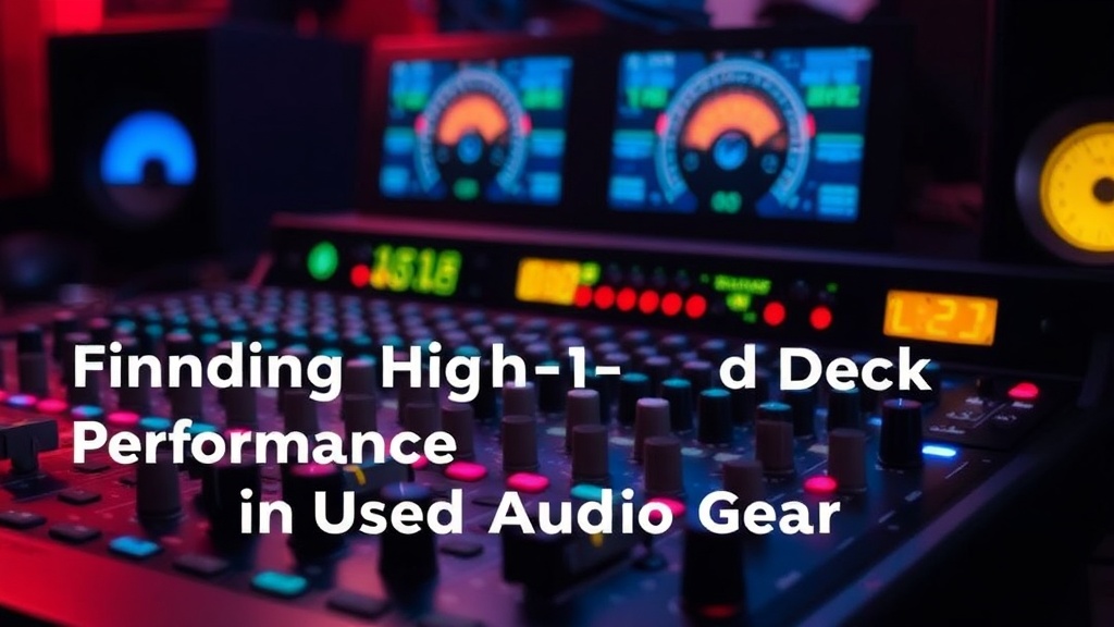 Finding High-End Deck Performance in Used Audio Gear