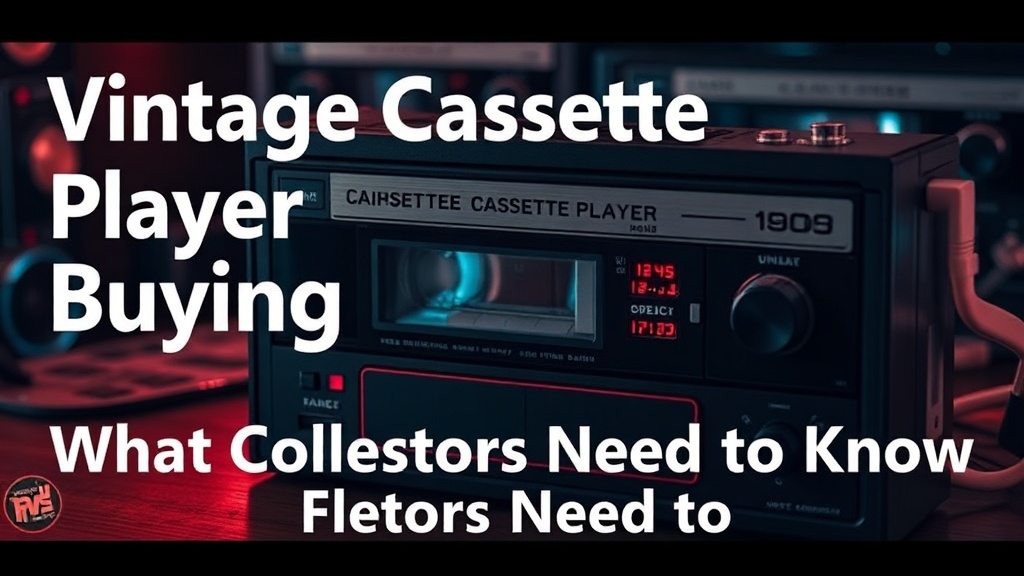 Vintage Cassette Player Buying Guide: What Collectors Need to Know