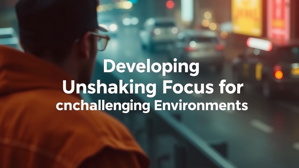 Developing Unshakable Focus for Challenging Environments