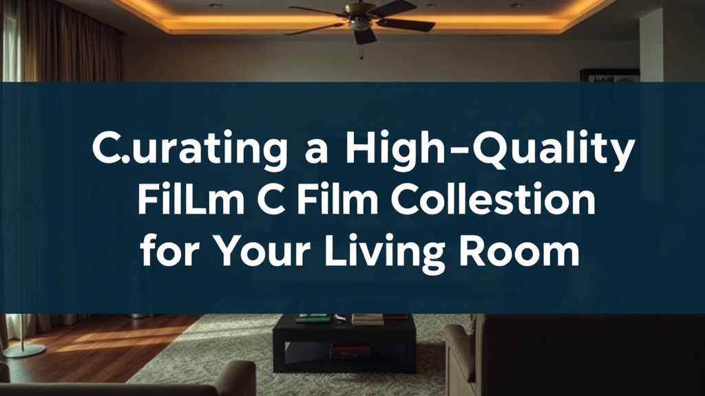 Curating a High-Quality Film Collection for Your Living Room