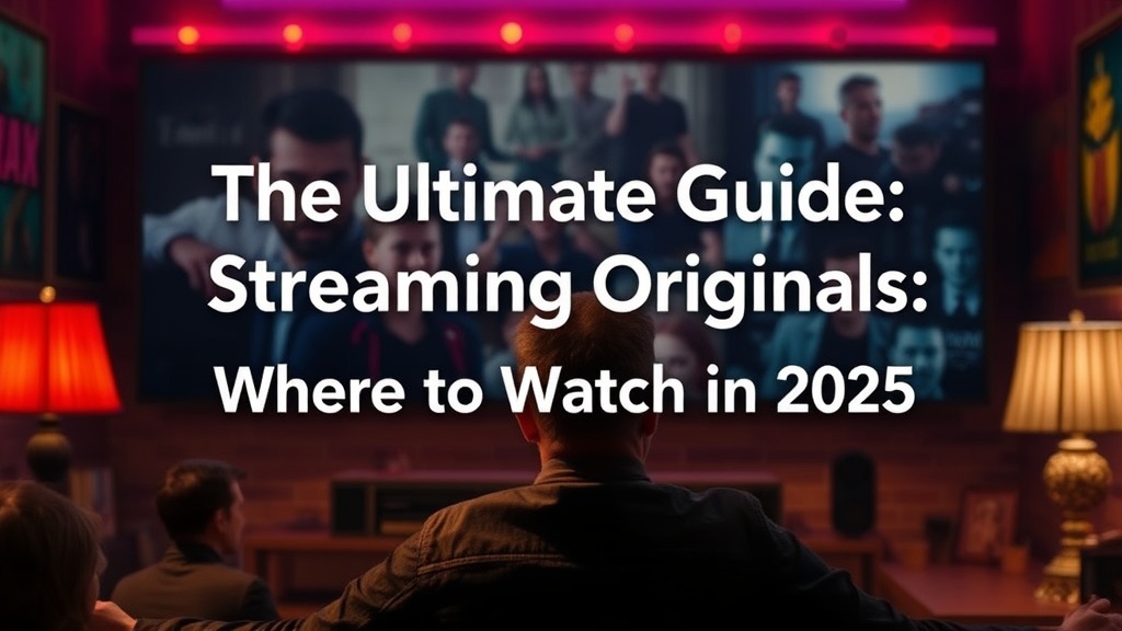 The Ultimate Guide to Streaming Originals: Where to Watch in 2025