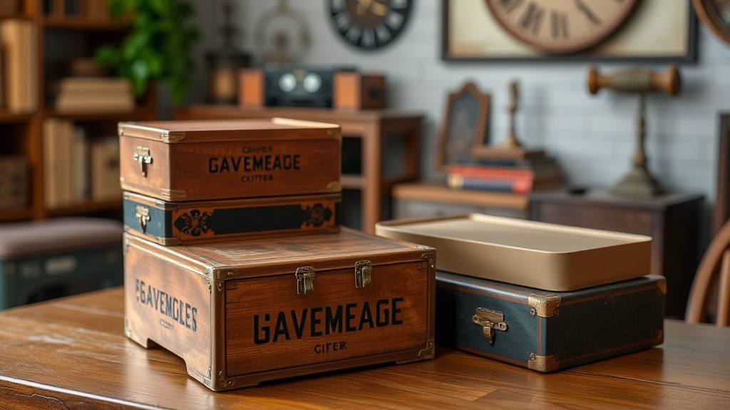 Creating Custom Display Stands for Vintage Boxes