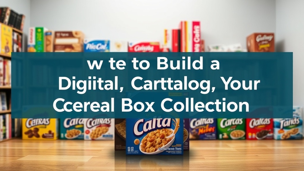 How to Build a Digital Catalog for Your Cereal Box Collection