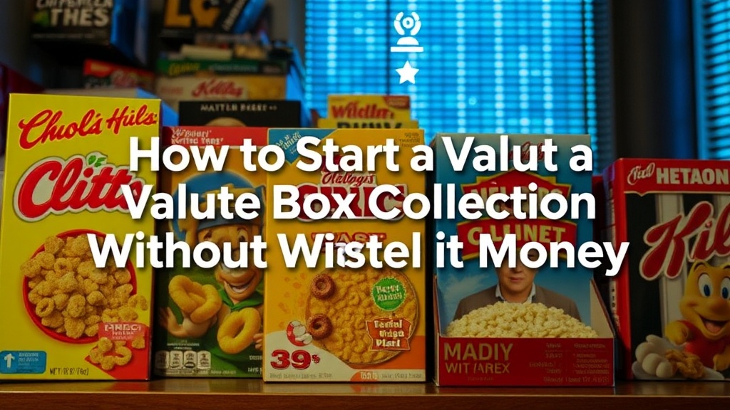 How to Start a Valuable Cereal Box Collection Without Wasting Money