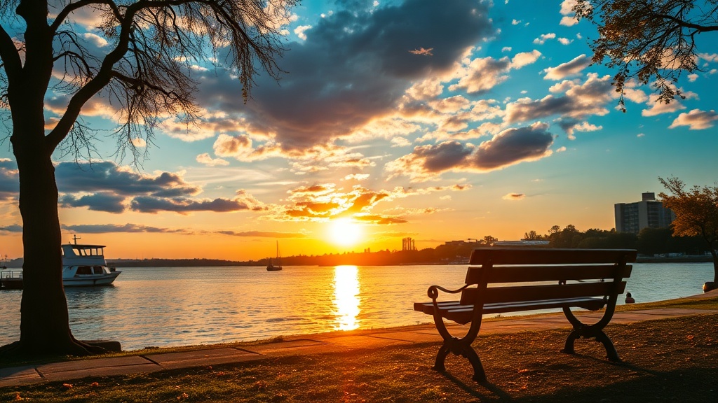 Grab a Seat Near the Water at Victoria Park