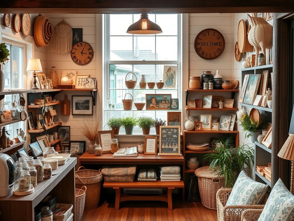 small local shop in Charlottetown with handmade goods souvenirs and warm welcoming interior