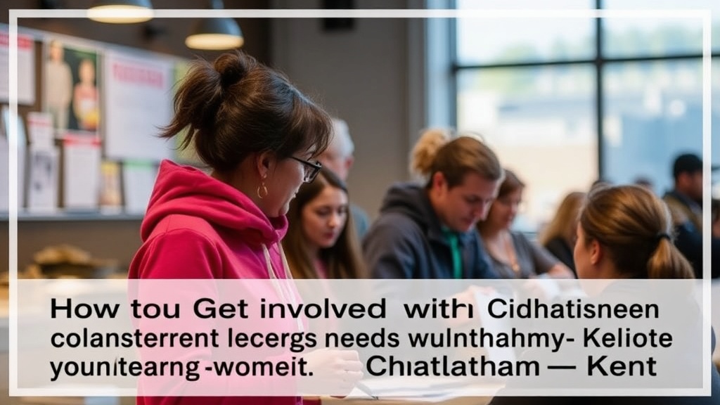 How to Get Involved with Local Volunteering and Community Groups in Chatham-Kent