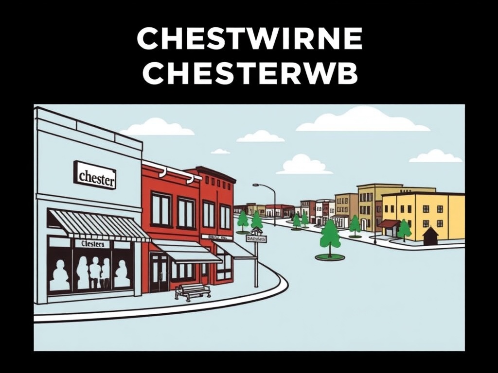 downtown Chestermere's businesses and new housing developments