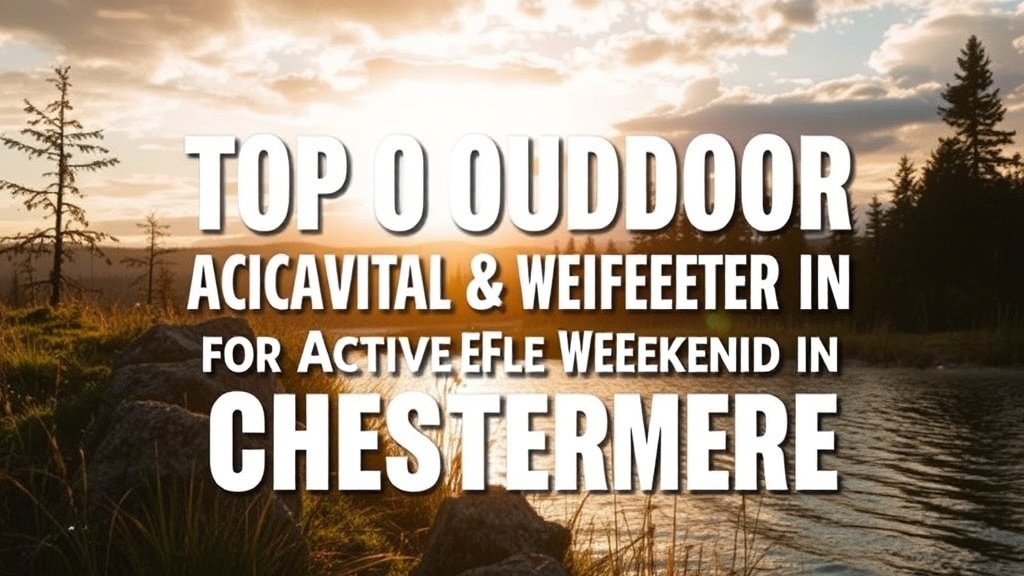 Top Outdoor Activities for an Active Weekend in Chestermere