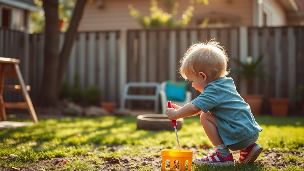 7 Budget Friendly Backyard Adventures for Curious Toddlers