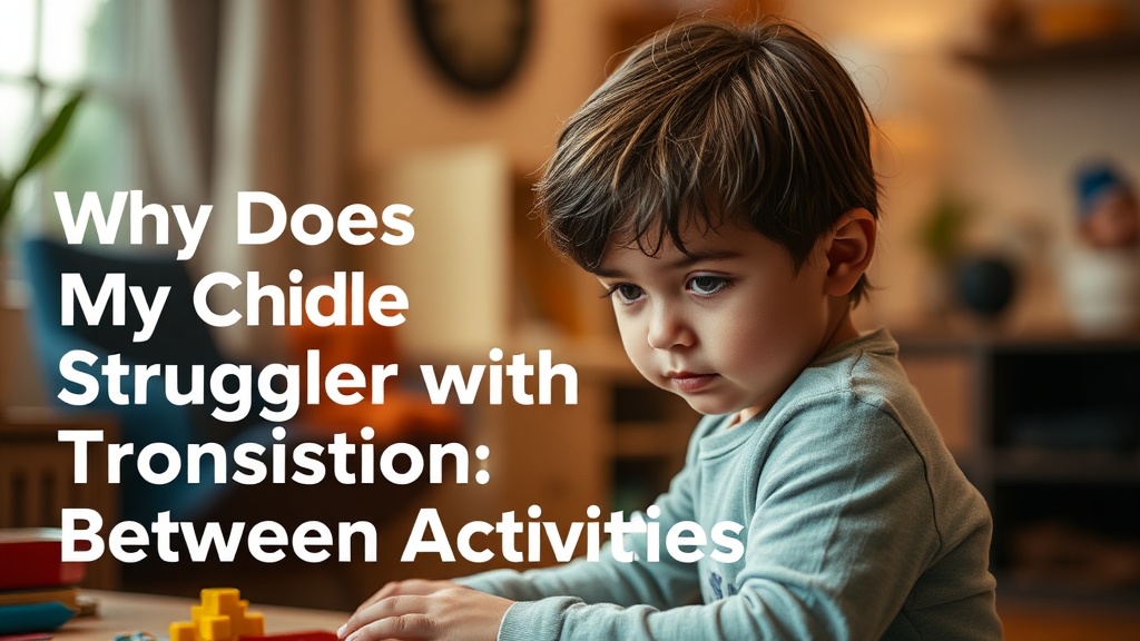 Why Does My Child Struggle with Transitions Between Activities?