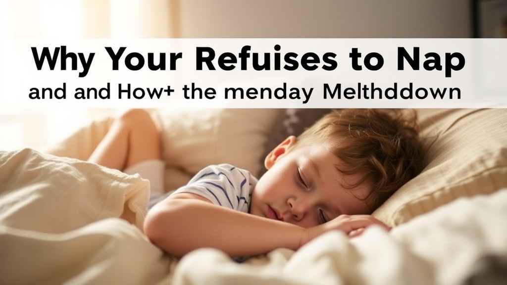 Why Your Toddler Refuses to Nap and How to Fix the Midday Meltdown