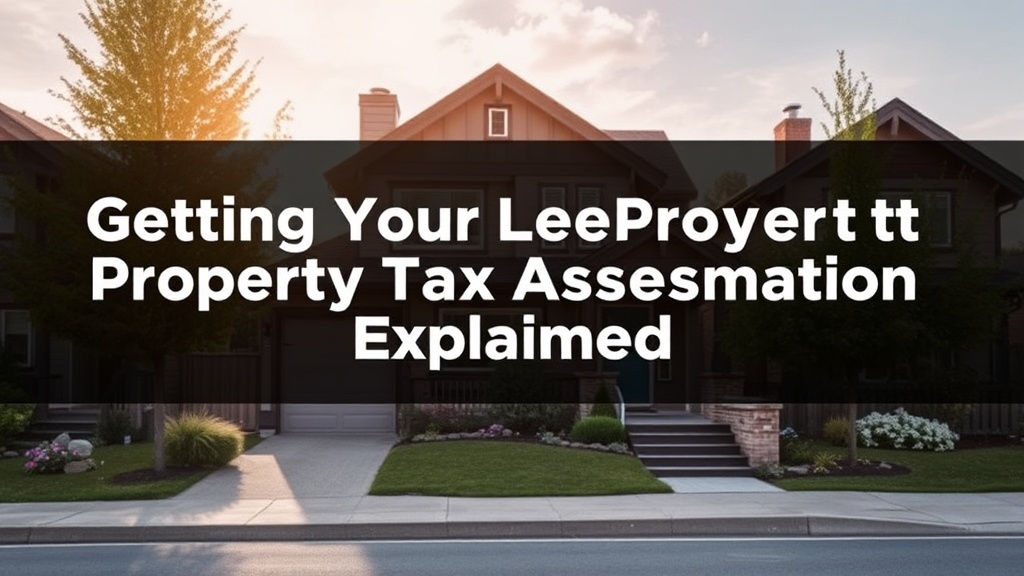 Getting Your Local Property Tax Assessment Explained in Chilliwack