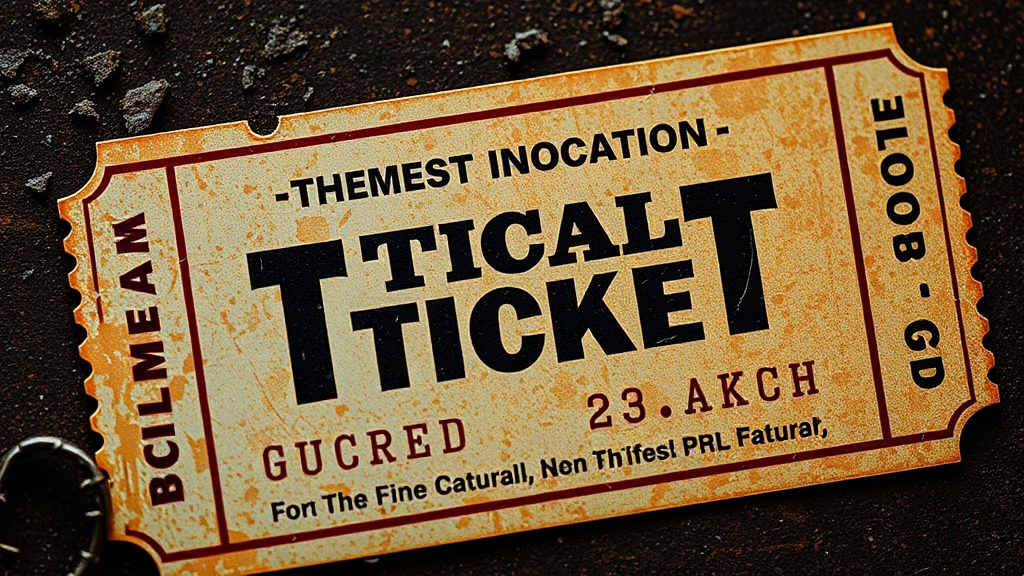 Cracks, Creases, and Color: A Practical Guide to Vintage Ticket Condition