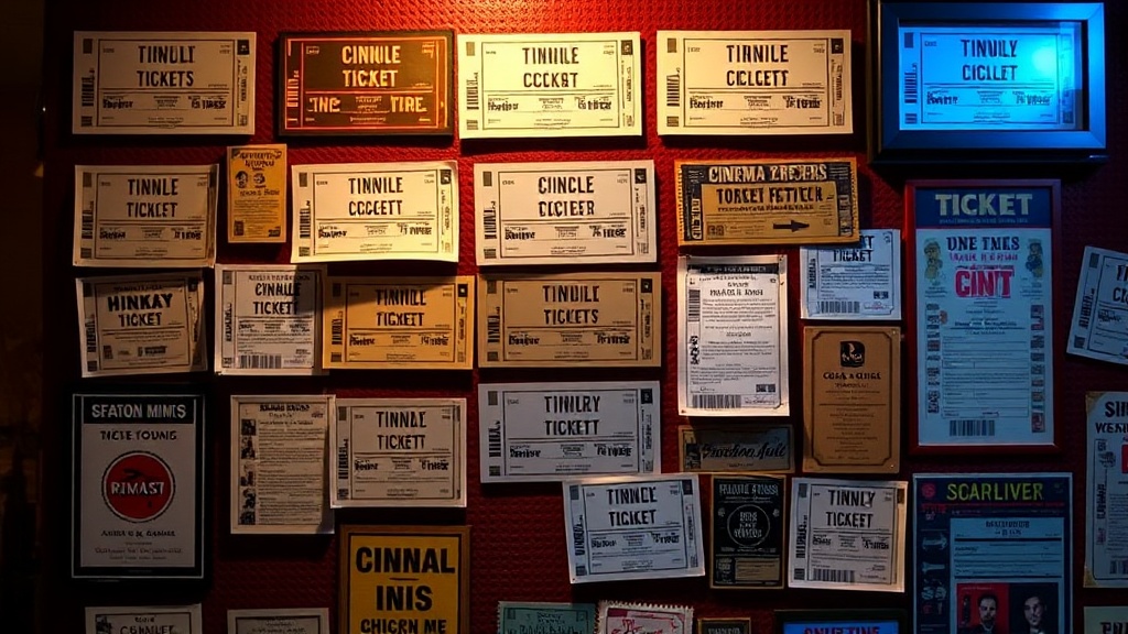 How to Display Your Cinema Ticket Collection Like a Pro