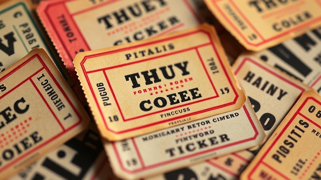 How to Preserve and Display Vintage Cinema Ticket Stubs