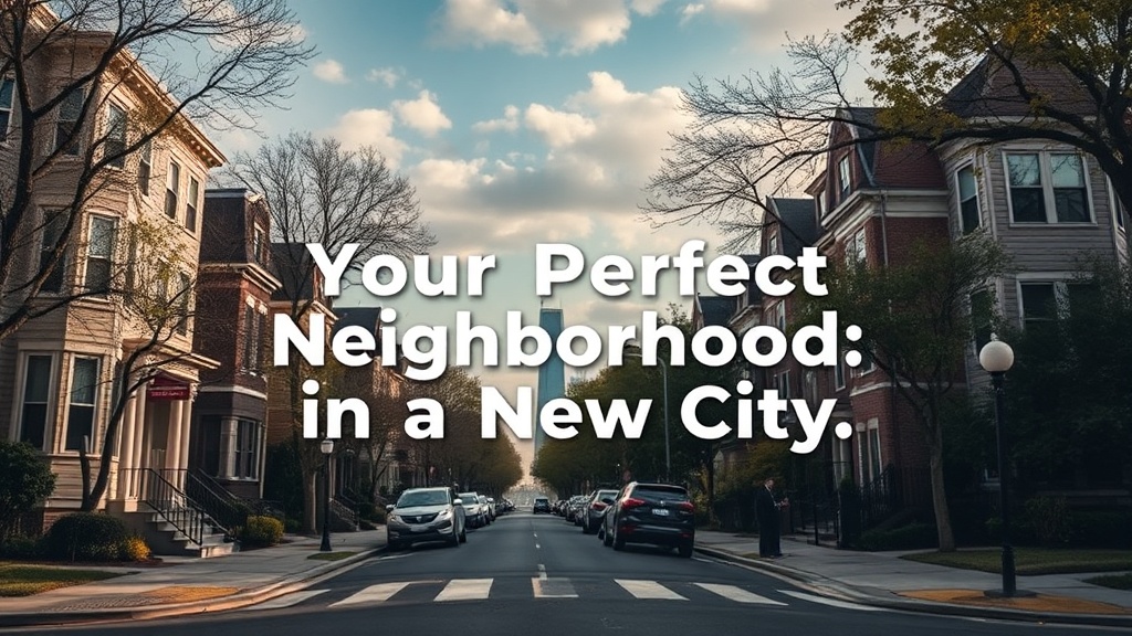Finding Your Perfect Neighborhood in a New City