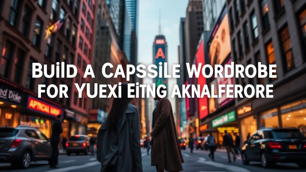 Build a Capsule Wardrobe for Your Next Big City Adventure