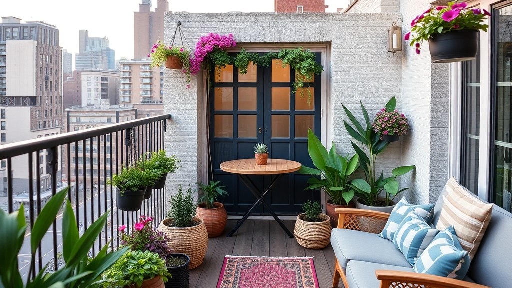 Smart Ways to Refresh Your Small Balcony Oasis