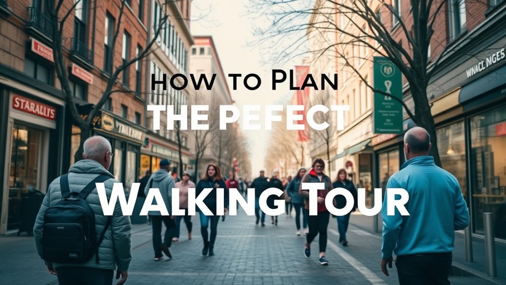 How to Plan the Perfect Urban Walking Tour