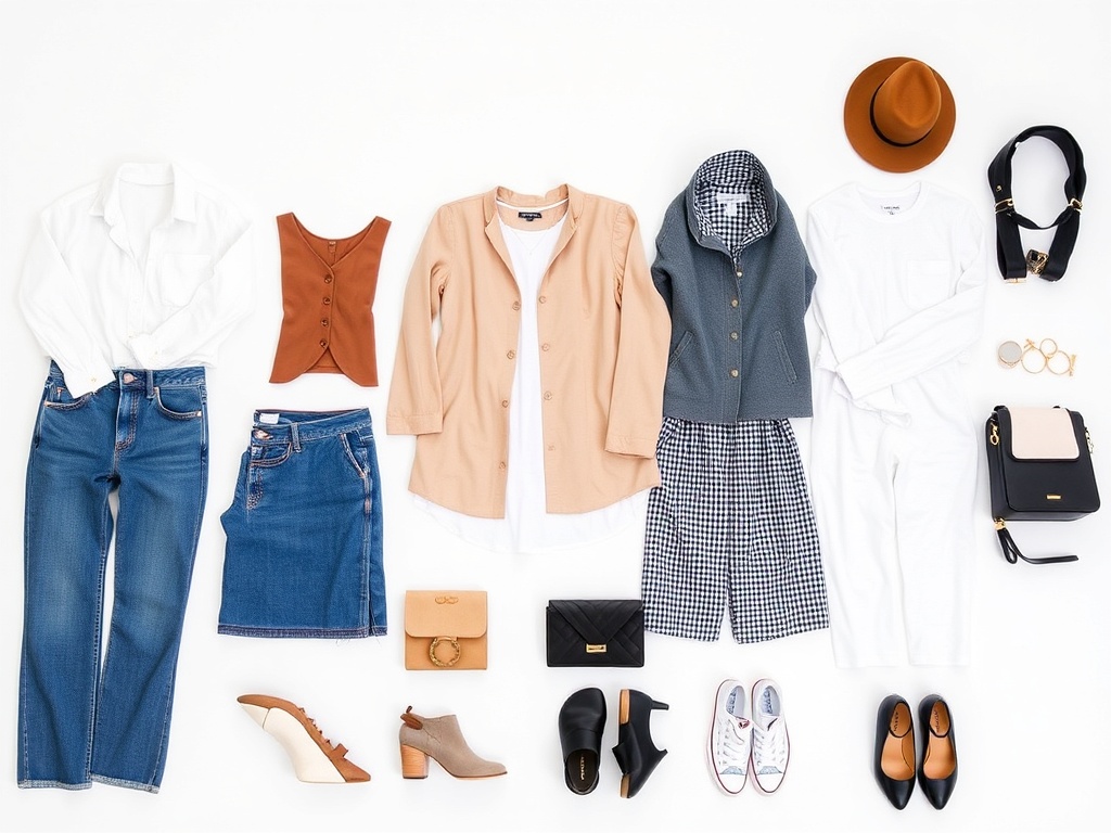 outfit formulas laid out combinations fashion minimal wardrobe styled outfits grid