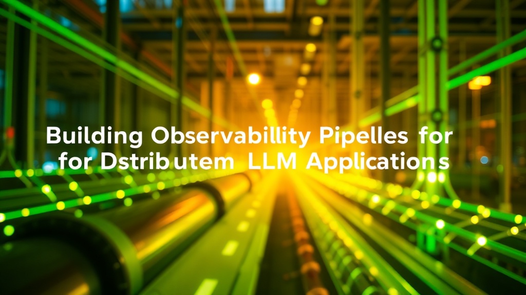 Building Observability Pipelines for Distributed LLM Applications