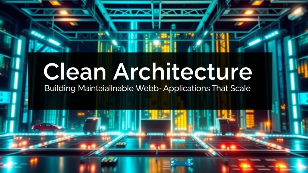 Clean Architecture: Building Maintainable Web Applications That Scale