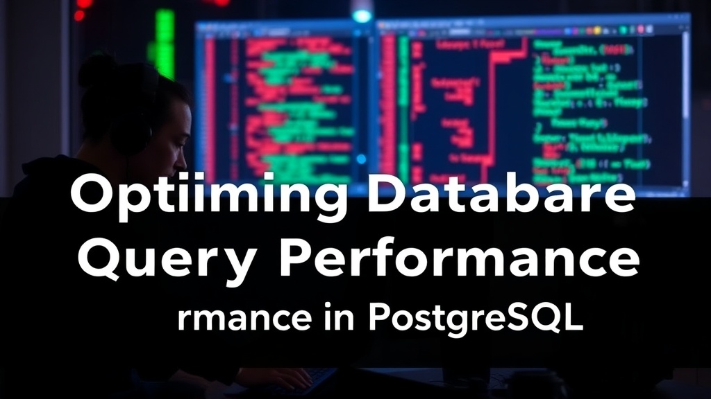 Optimizing Database Query Performance in PostgreSQL