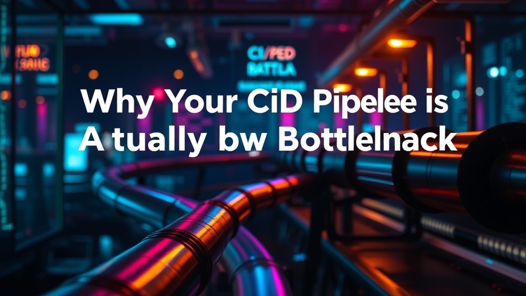 Why Your CI/CD Pipeline is Actually a Bottleneck