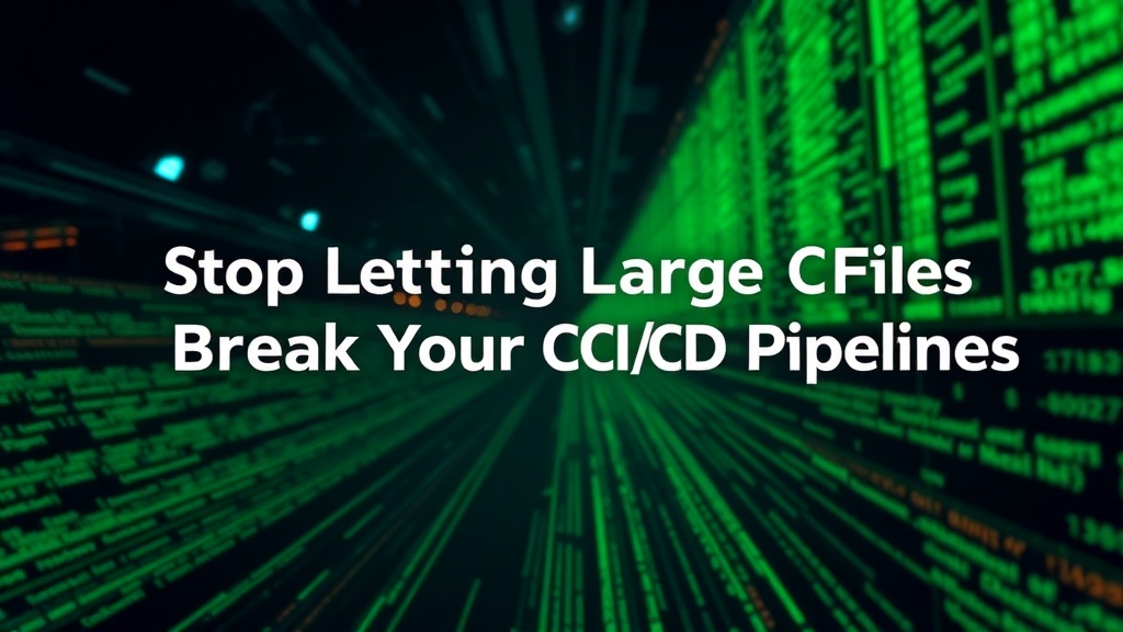 Stop Letting Large LFS Files Break Your CI/CD Pipelines