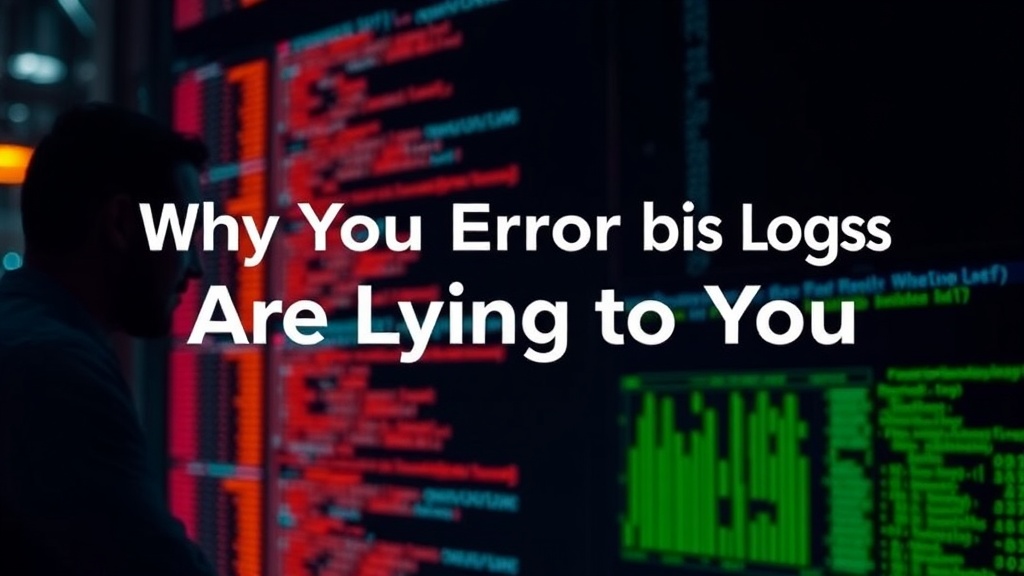 Why Your Error Logs Are Lying to You
