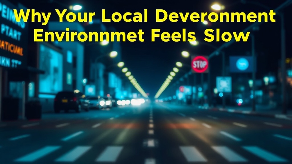 Why Your Local Development Environment Feels Slow