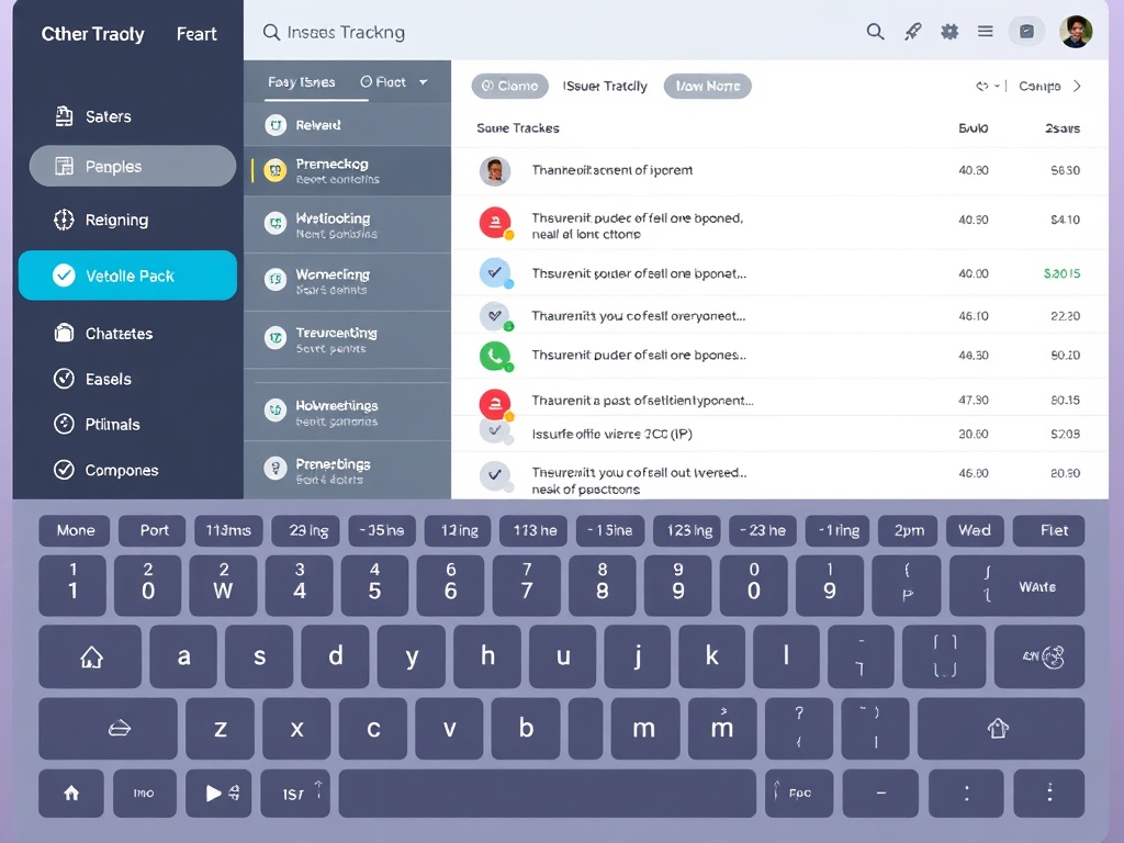 clean issue tracking interface with fast keyboard navigation and minimal UI