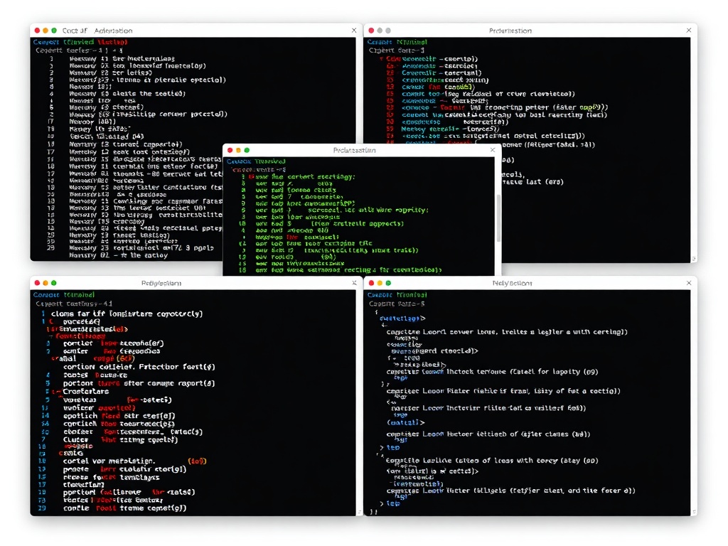 terminal multiplexing with multiple panes running logs, code, and servers simultaneously