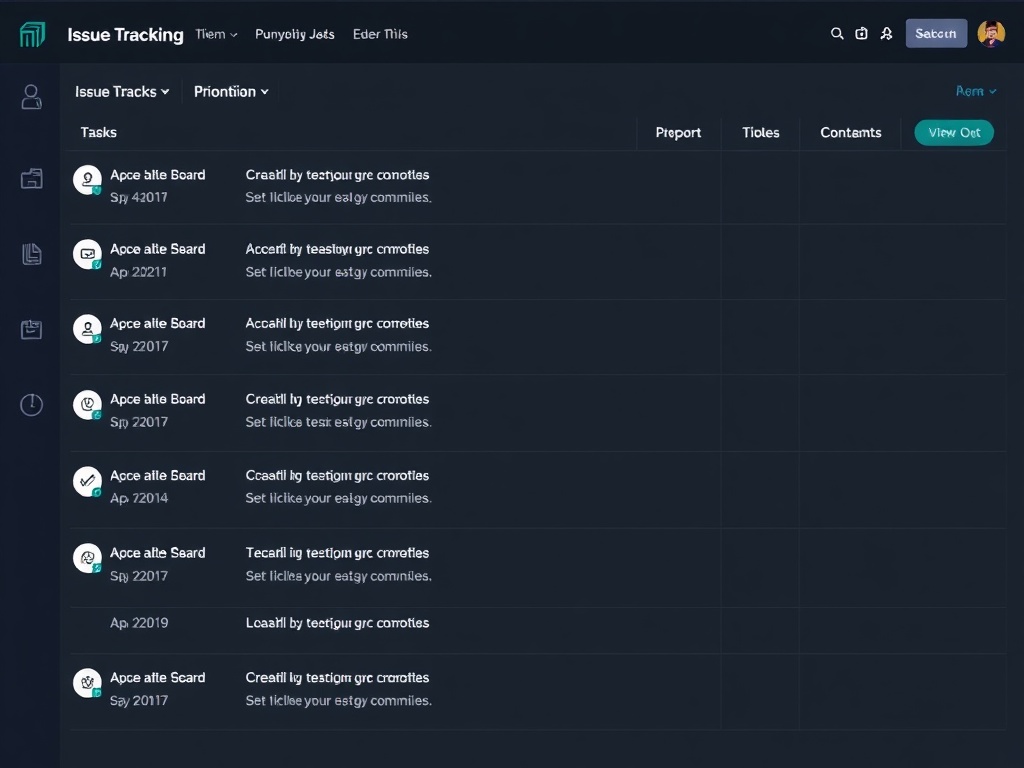 clean issue tracking board with minimal tasks and clear priorities