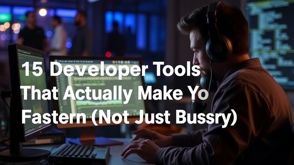 15 Developer Tools That Actually Make You Faster (Not Just Busier)