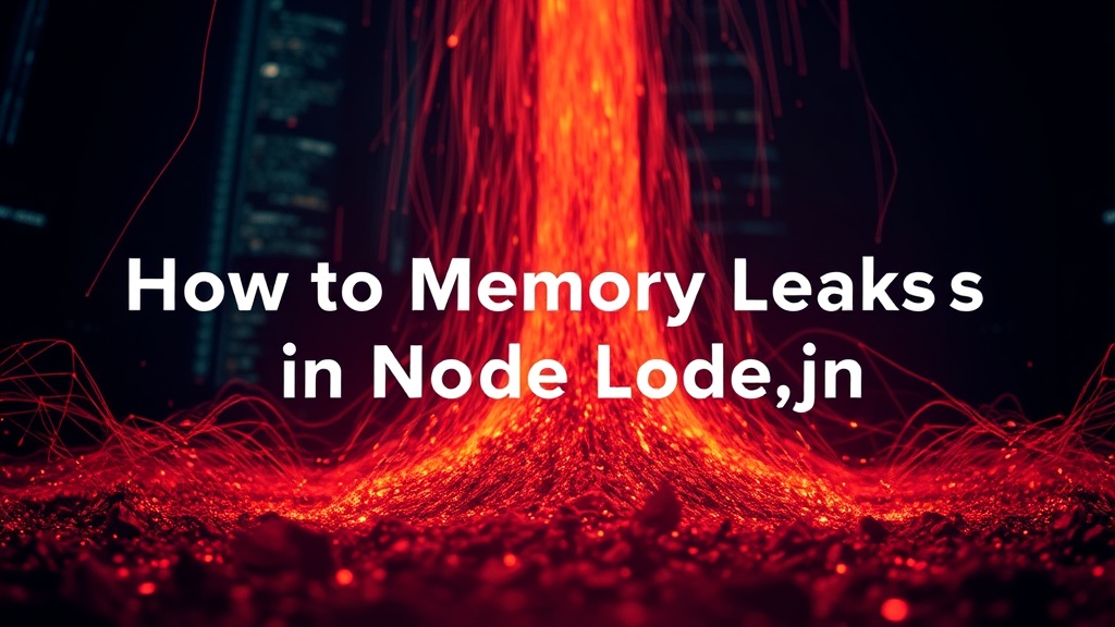 How to Debug Memory Leaks in Node.js Like a Pro