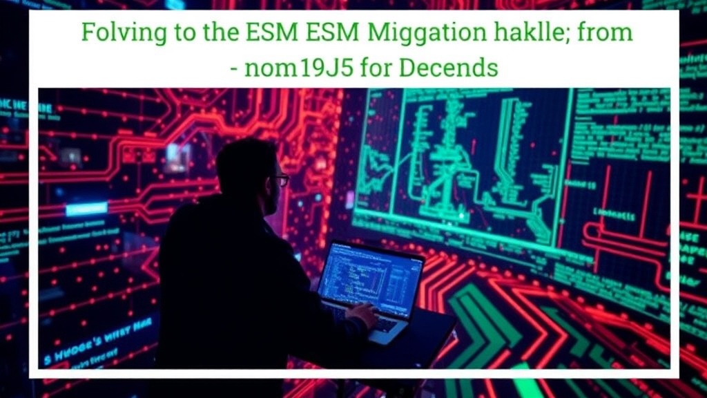 Solving the ESM Migration Headache in Node.js Backends
