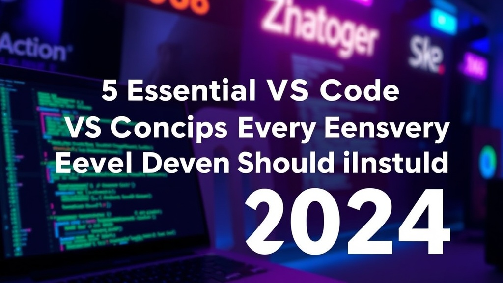 5 Essential VS Code Extensions Every Developer Should Install in 2024
