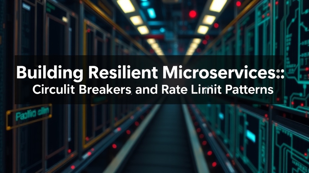 Building Resilient Microservices: Circuit Breakers and Rate Limiting Patterns